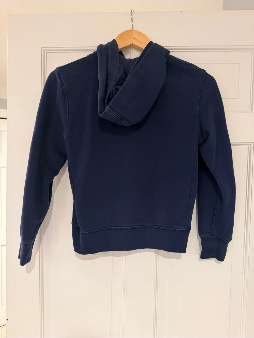 Ralph Lauren Kids Navy Zip Hoodie with White Polo Logo